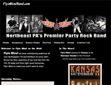Tablet Screenshot of flyinblindband.com